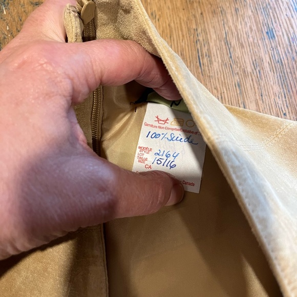 🤎BRAEMAR Suede Skirt – Size 15/16 - Picture 5 of 7